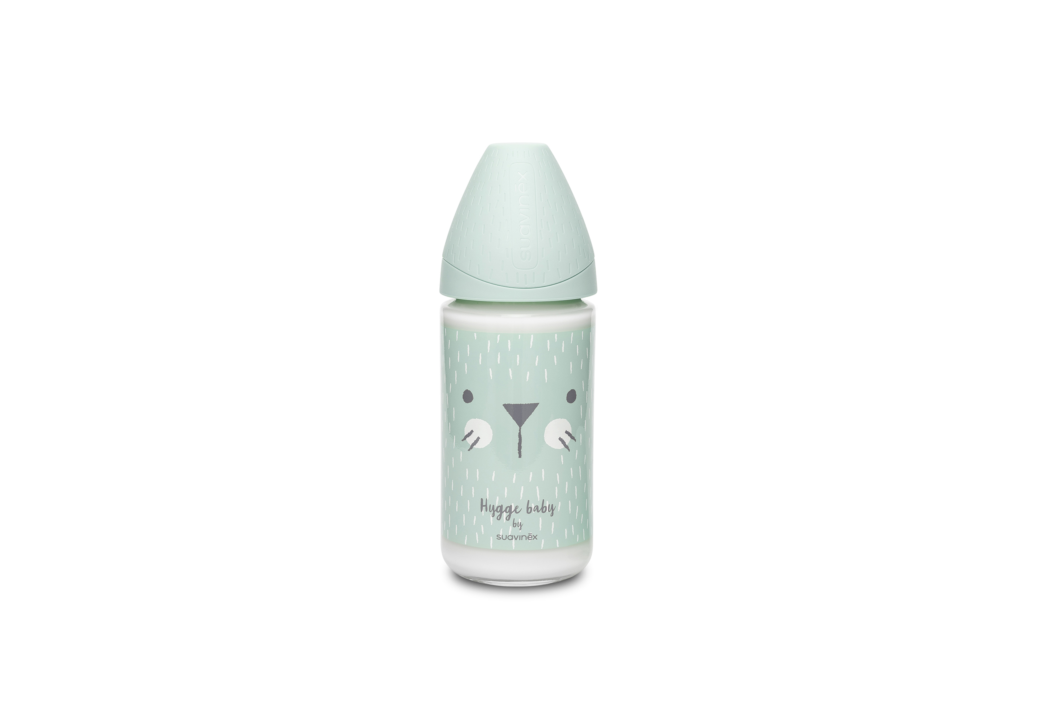 FĽAŠA SKLO 240 ml 3P HYGGE - ZELENÁ