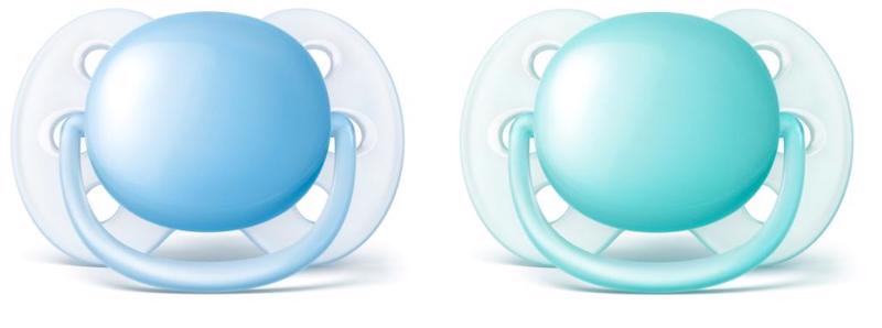 Avent cumlík Ultrasoft 0-6 m 2 ks chlapec