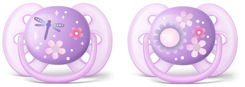 Avent cumlík Ultrasoft obrázok 6-18 m 2 ks dievča