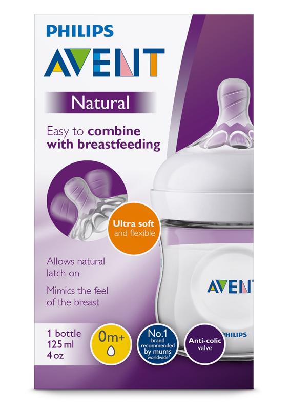 Avent fľaša 125ml Natural.2 PP