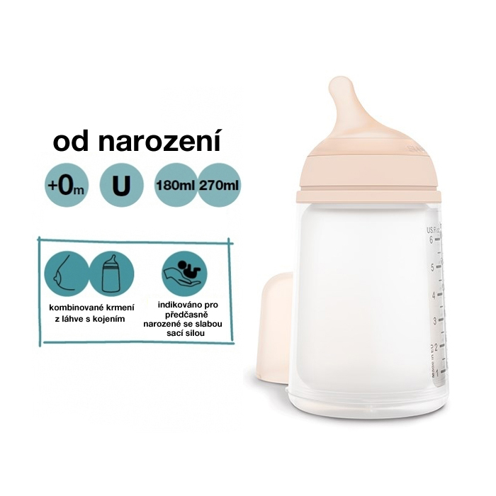 ZERO ZERO anti-koliková fľaša 270 ml M