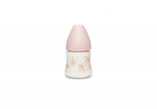 PREMIUM FĽAŠA 150 ml S HYGGE KRÁLIK - RUŽOVÁ