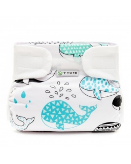 ORTOPEDICKÉ ABDUKČNÉ NOHAVIČKY - SUCHÝ ZIPS, WHALES (5-9KG)